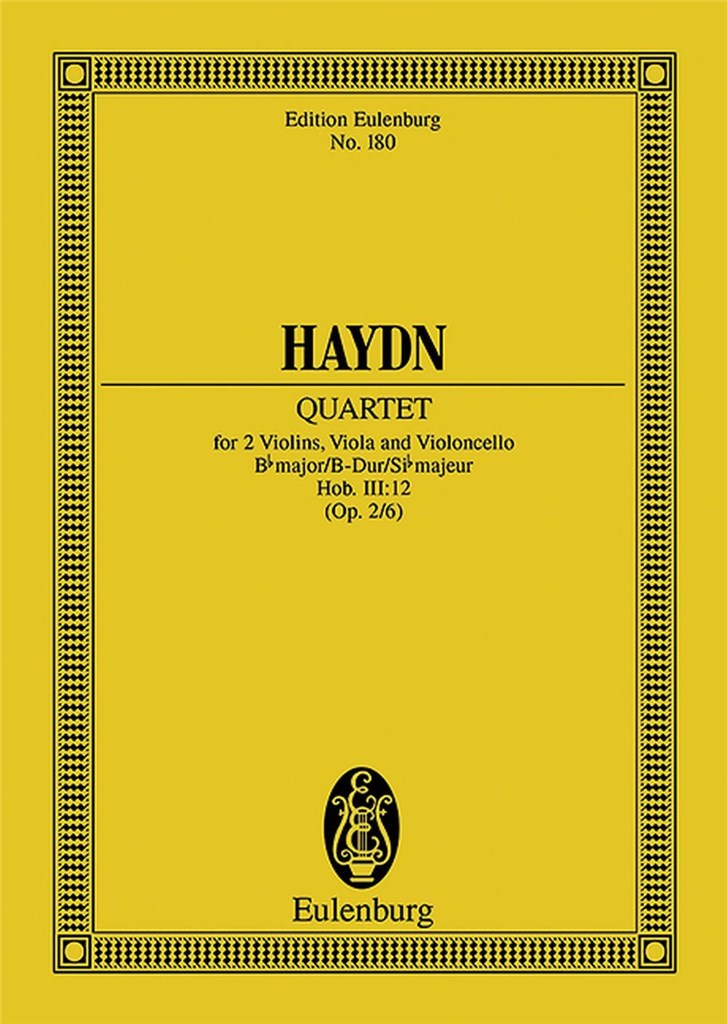 Streichquartet 6 Op.2